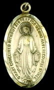 Photo of STERLING SILVER MIRACULOUS MEDAL 715