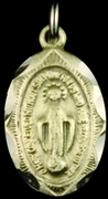 Photo of STERLING SILVER MIRACULOUS MEDAL 719