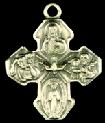 Photo of STERLING SILVER FOUR WAY MEDAL W/ CHALICE 733