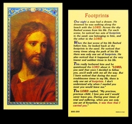 Photo of FOOTPRINTS LAMINATED HOLY CARD 800-250