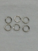 Photo of 7MM ROUND NICKEL SILVER JUMPRINGS - DOZEN 854-DZ