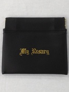 Photo of SOFT BLACK VINYL SQUEEZE ROSARY CASE 900BK