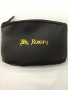 Photo of SOFT BLACK VINYL ZIPPER ROSARY CASE 904BK