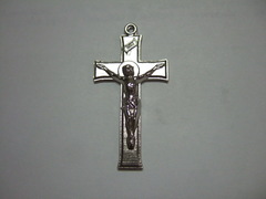 Crucifix - Luminous plastic - MXL [MXL] - $0.10 USD : Ave Marias Circle, Rosary  Making Supplies