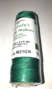 Photo of #9 BONDED GREEN NYLON CORD - 1/4 LB SPOOL MAKES APPROX 100 CORD ROSARIES M21GR