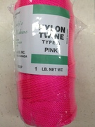 Photo of #36 PINK/NEON TWISTED NYLON TWINE M36P