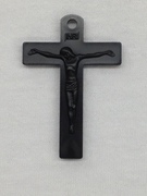 Photo of BLACK PLASTIC MISSION CRUCIFIX M51BK