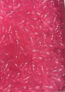 Photo of 6X9MM PINK TRANSPARENT PLASTIC MISSION BEAD M7P