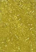 Photo of 6X9MM YELLOW TRANSPARENT PLASTIC MISSION BEAD M7Y