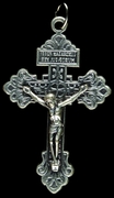 Photo of NICKEL SILVER PARDON CRUCIFIX N508