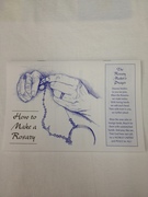 Photo of HOW TO MAKE A WIRE AND CHAIN ROSARY INSTRUCTION BOOKLET IN ENGLISH WRI